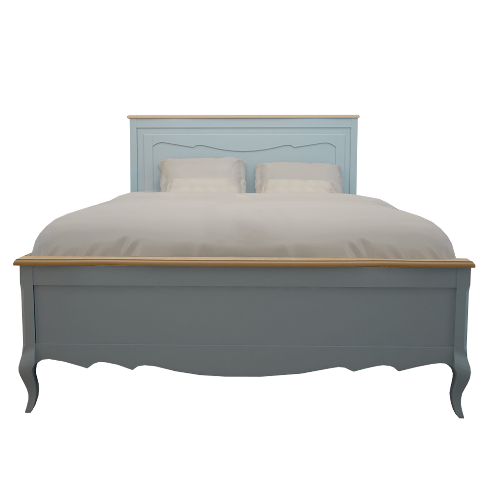 Дизайнерская кровать "Leontina Blue" 180*200