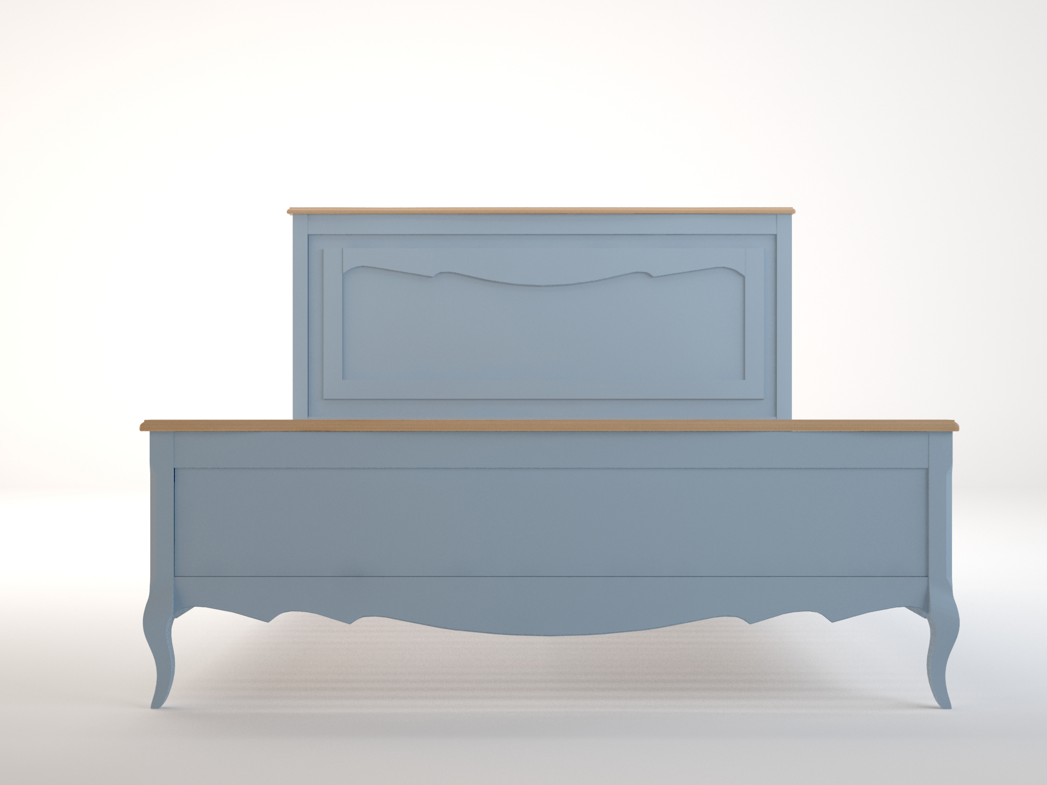 Дизайнерская кровать "Leontina Blue" 160x200